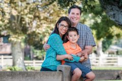 Ardy, his wife Courtney, and son Armen